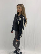 Lulu tennis hoodie stripe