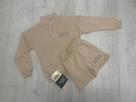 MDA zip up & short set