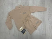 MDA zip up & short set
