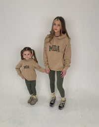 MDA Hoodie olive/beige