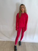 Elite raspberry tshirt & leggings