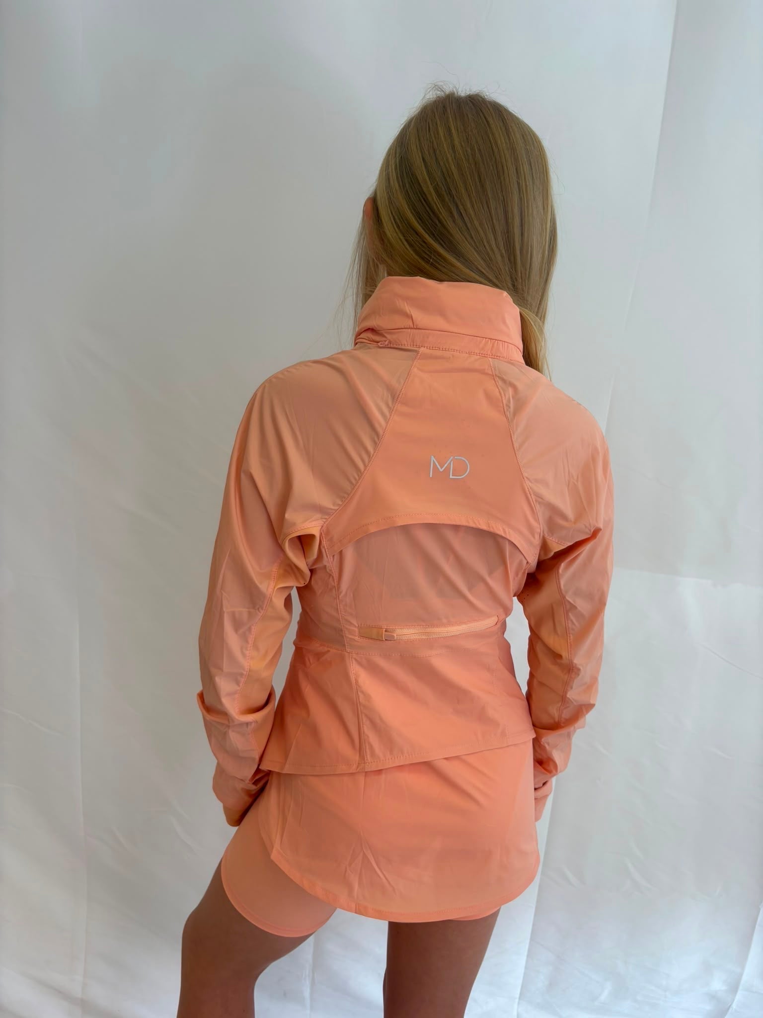 Peach Lulu windbreaker