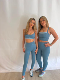 Two blue 3 piece set